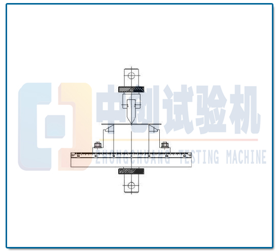 金屬彎曲測試機 立體圖